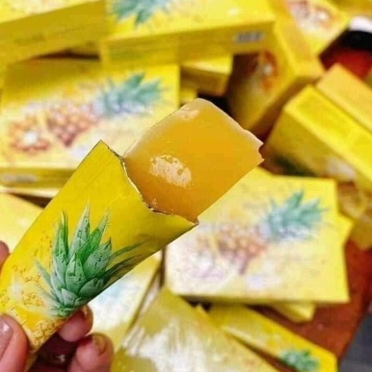 [Matxi Corp] Thạch Dứa Giảm Cân Hydro Pinapple Burn - Full hộp Tem Chọt