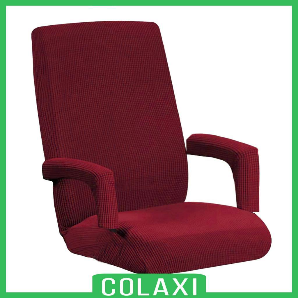 Home Office Chair Cover Split Slipcover Computer Rotating Desk Task Seat Cover