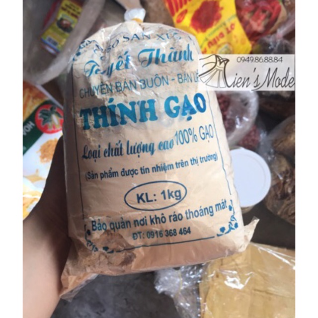 1kg Thính gạo làm nem thính...