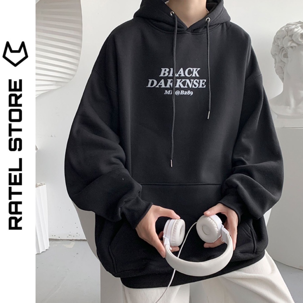 Áo Hoodie Local Brand Nỉ Bông Nam Nữ DARKNSE Unisex Form Rộng