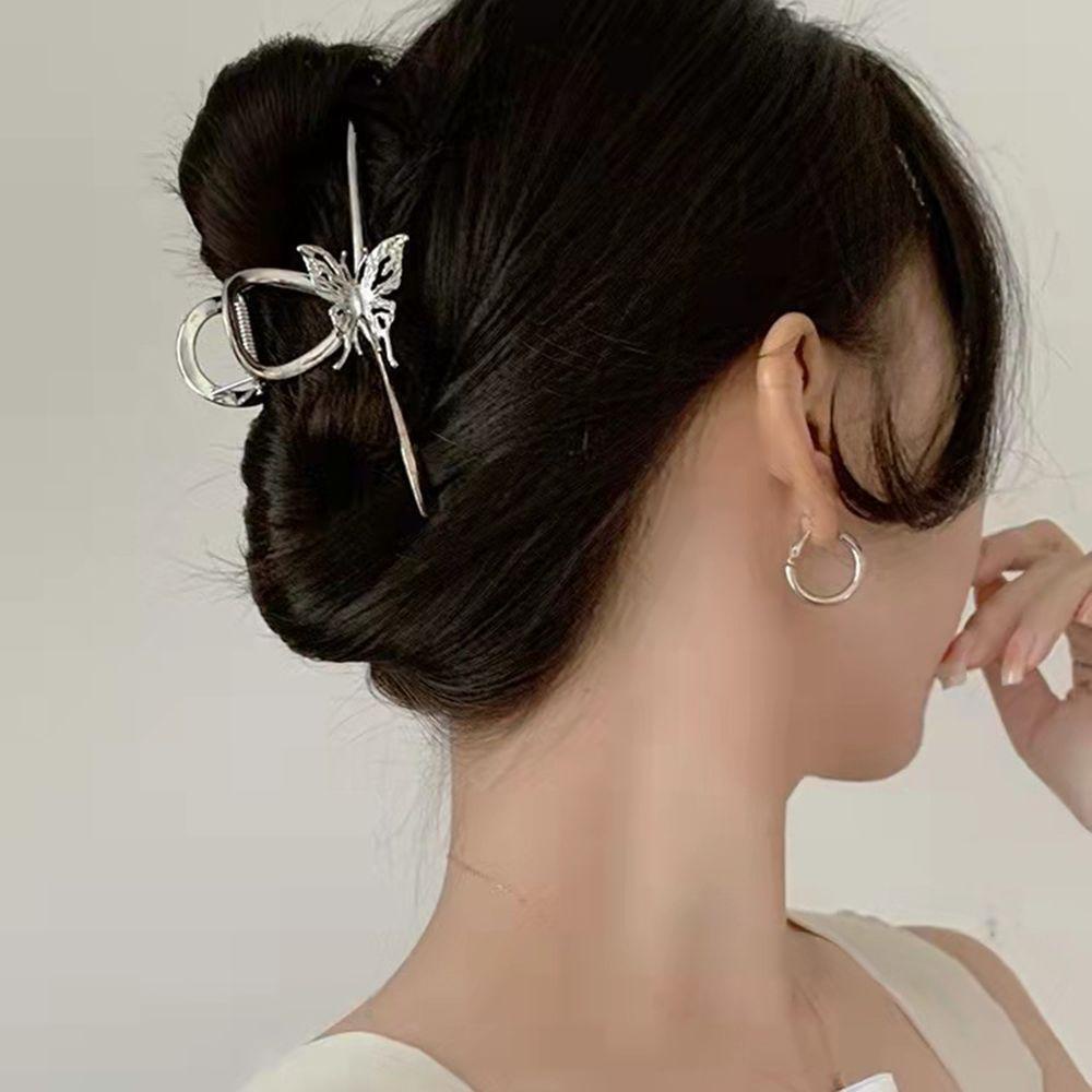 Kẹp Càng Cua Bằng Kim Loại Thanh Lịch Cho Nữ