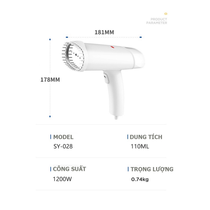 Bàn là hơi nước cầm tay Xfuer SY-28 máy ủi hơi nước cầm tay siêu nhỏ gọn Bigmart86