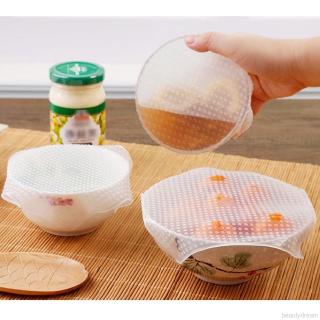 Set 4 Miếng Silicon Bọc Bảo Quản Thực Phẩm