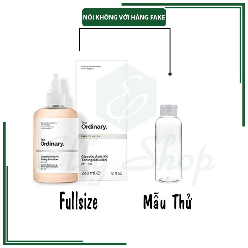Nước hoa hồng The Ordinary Glycolic Acid 7% Toning Solution