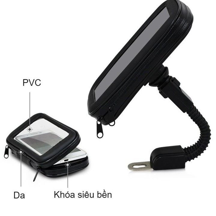 Kẹp điện thoại xe máy chống nước/ Chống Giật GPS/ Mobile holder | BigBuy360 - bigbuy360.vn