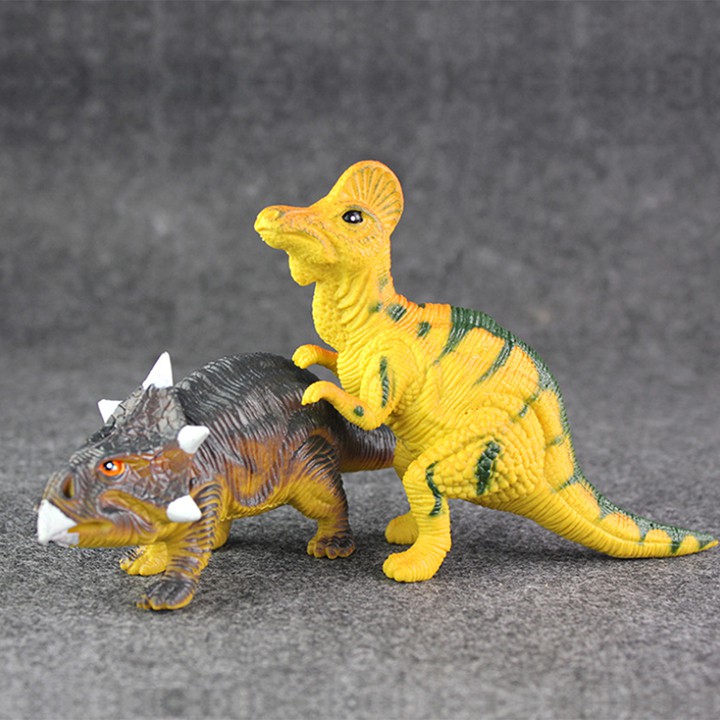 Khủng long Bộ đồ chơi 12 mô hình thế giới Khủng Long New4all Dinosaurs Discovery nhựa dẻo PVC an toàn cho bé trên 3 tuổi