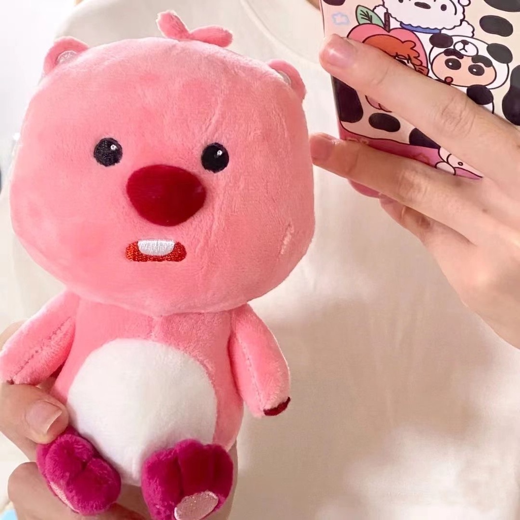 🌟🌠 Loopy Gấu bông🌟🌠Phim hoạt hình Hàn Quốc Pororo Chú chim cánh cụt nhỏ Gấu bông Hải ly hồng Gấu bông Loopy