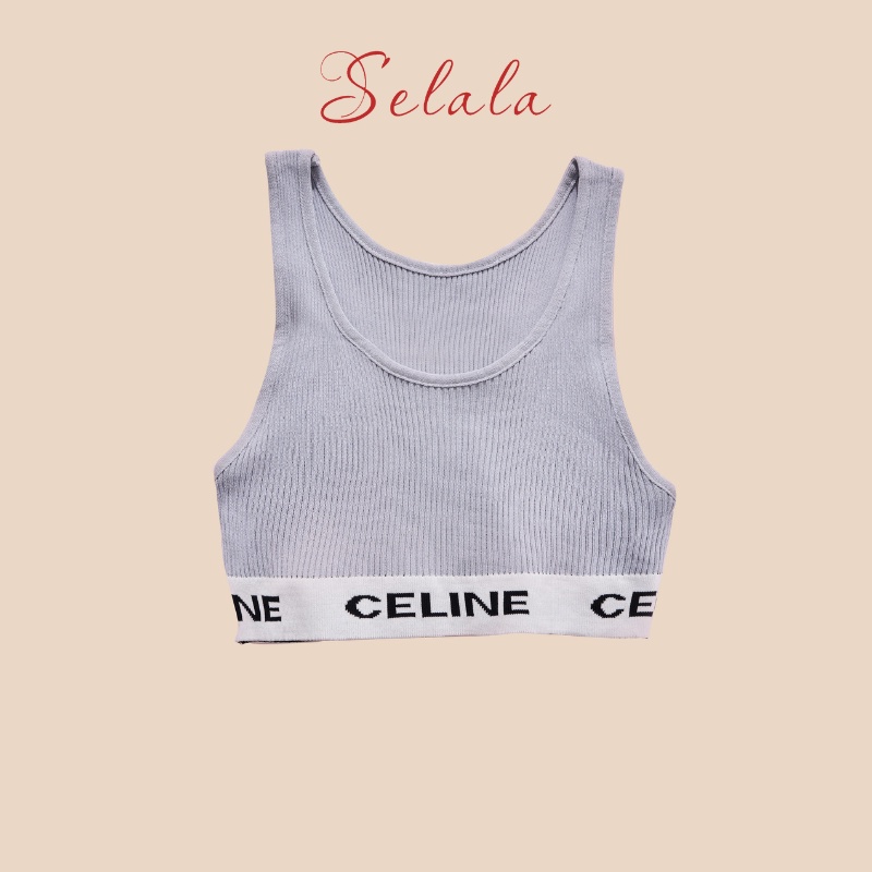 Áo Bra Selala Celine Chất Gân Tăm Thoáng Mát Co Giãn Đa Chều V19