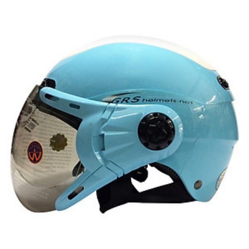 NÓN BẢO HIỂM GRS A102K ,MÀU XANH NHỚT NHÁM, CHÍNH HÃNG .