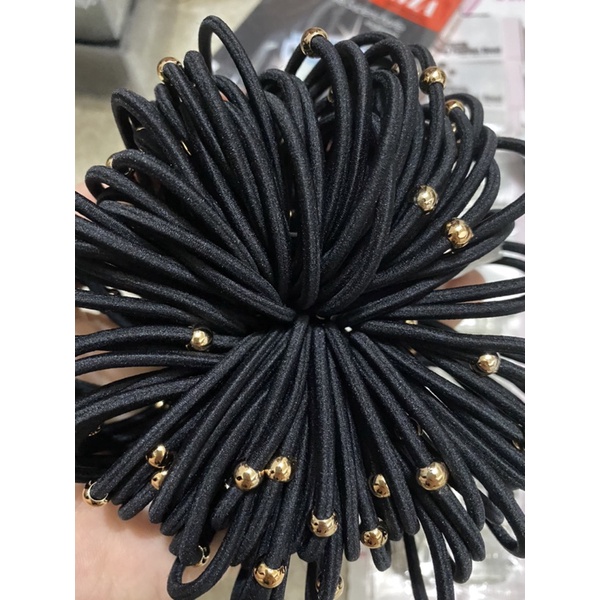 Dây chun buộc tóc đen Hàn quốc - chun buộc tóc