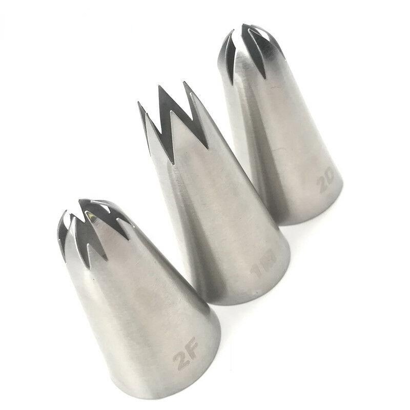 Set 5 Đuôi Bắt Bông Kem Trang Trí Bánh Bằng Thép Không Gỉ