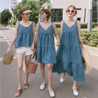 Váy dáng xoè order ảnh thật shop chụp