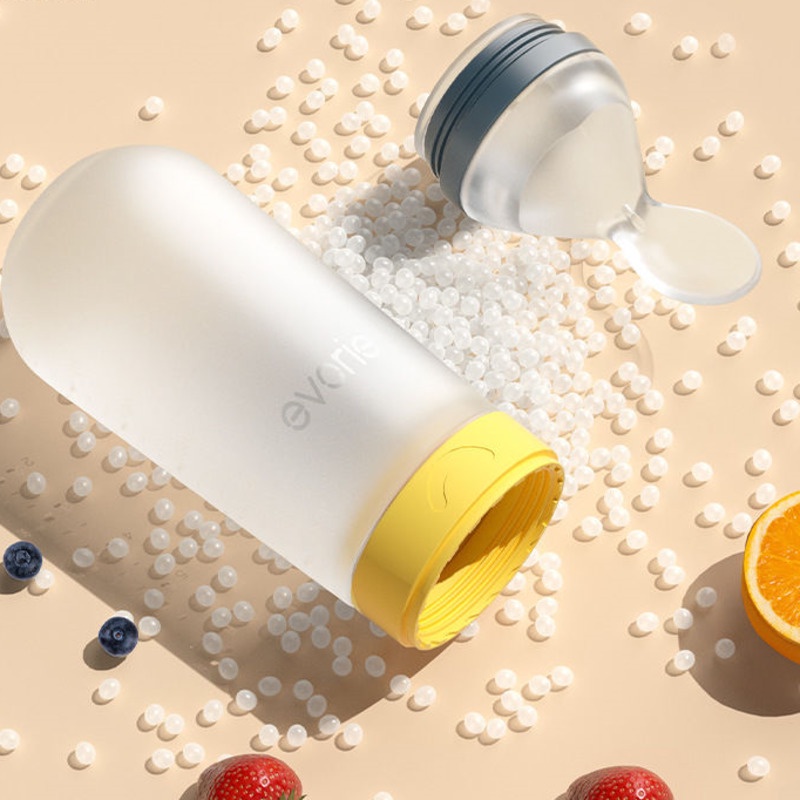 bình sữa cho bé sơ sinhMuỗng Ăn Dặm Bằng Silicone Mềm Kèm Muỗng Dành Cho Trẻ Sơ Sinh