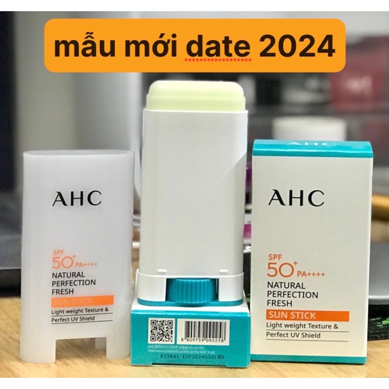 [MẪU mới 2021] kem Chống Nắng Thỏi AHC Natural Perfection Double Shield Sun Stick [bản mới 2020]