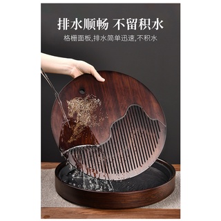 Khay uống trà tre hình tròn cao cấp