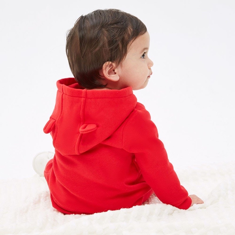 Bộ Nỉ Kéo Khoá Bé Trai &amp; Bé Gái Tai Gấu G