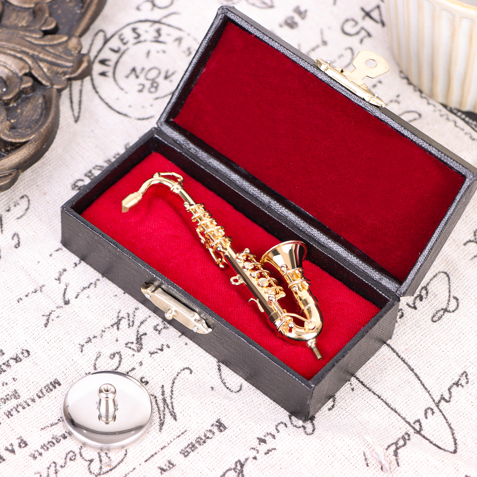 Kèn Saxophone Mini Bằng Đồng