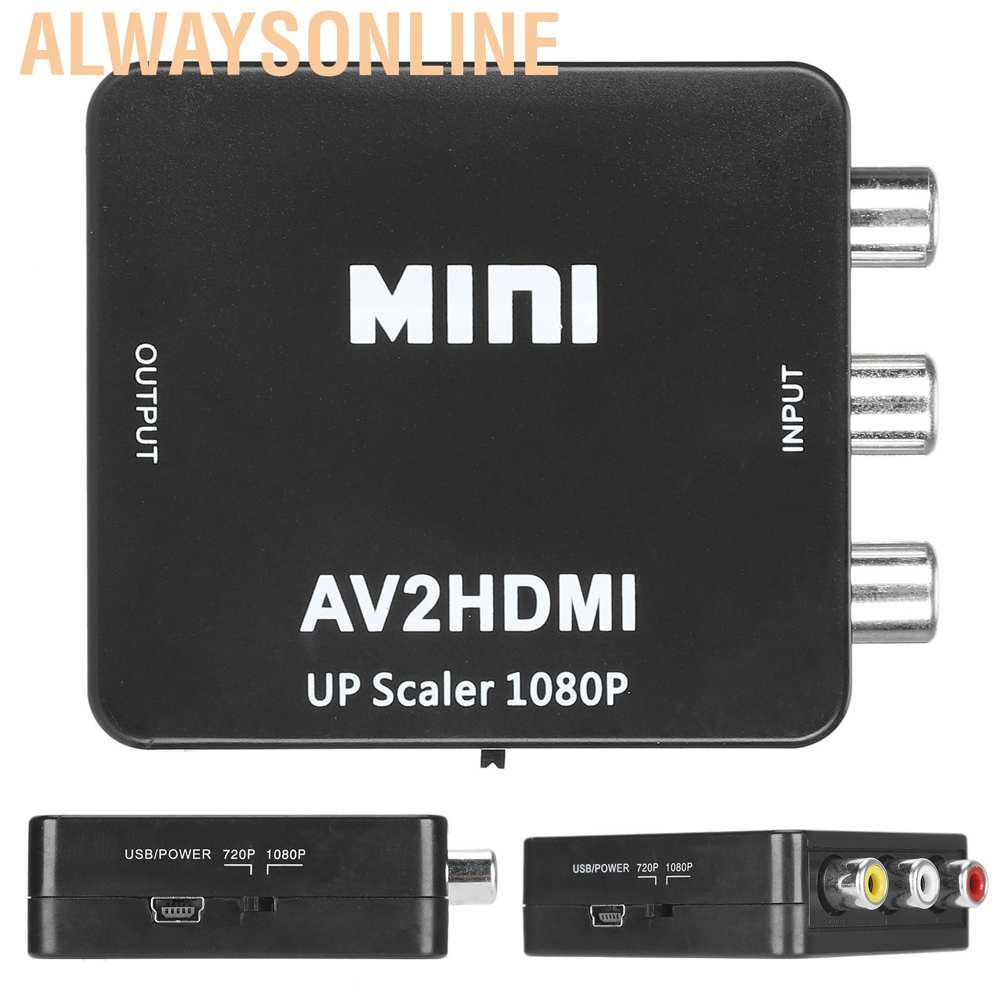 RCA Bộ Chuyển Đổi Giắc Cắm Alwaysonline Av Sang Hdmi