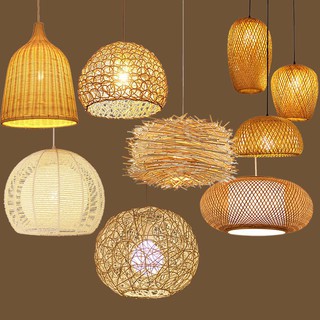 Đèn tre đèn mây tre đèn lồng tre đèn thả mây tre mã a002