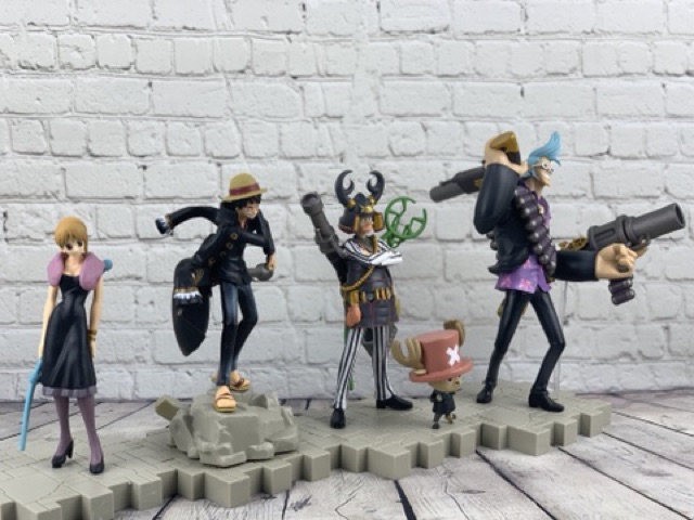 Mô hình - bộ 9 nhân vật Onepiece cầm súng - Figure Onepiece