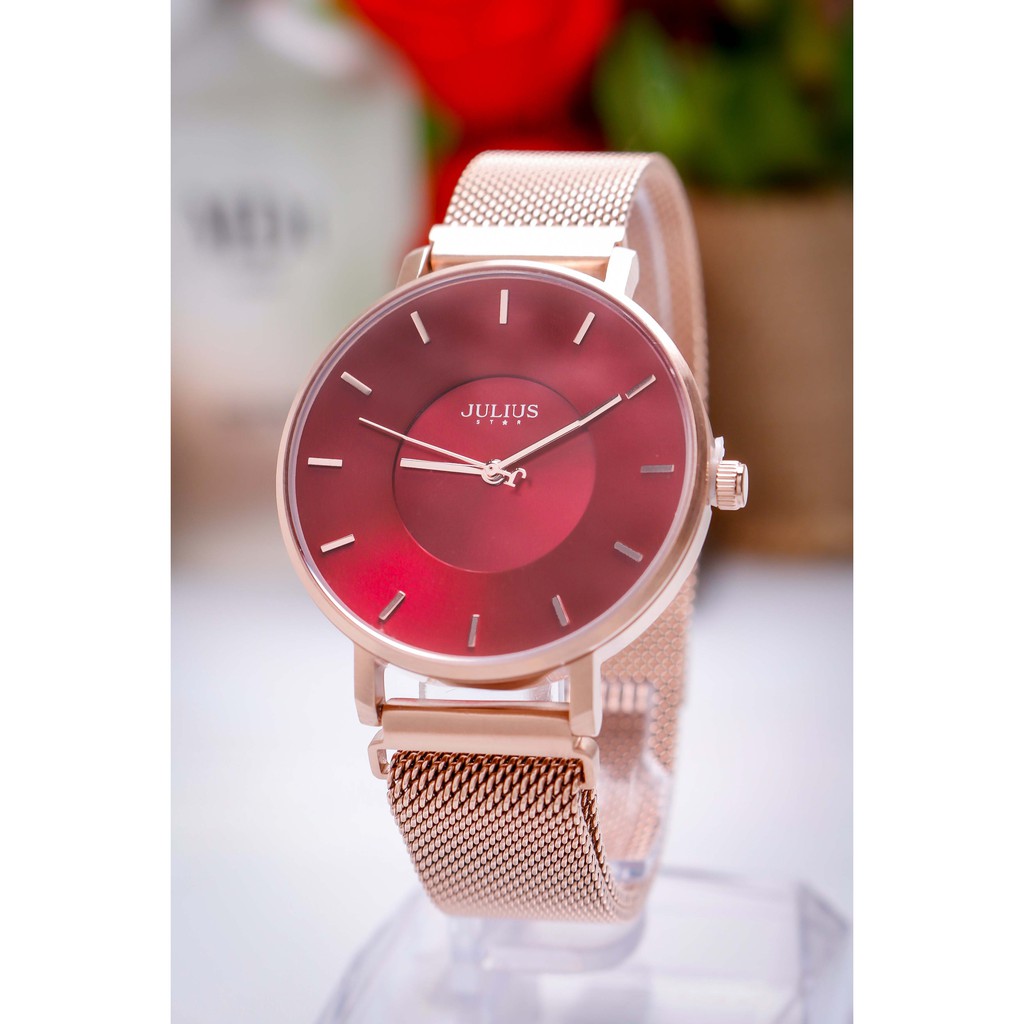Đồng Hồ Nữ Julius star JS-025 dây nam châm thời thượng