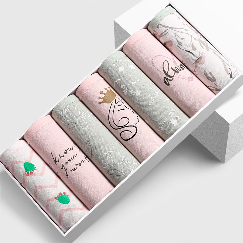 Quần Lót cotton Đáy Giữa Eo Kháng Khuẩn Không Đường May Cỡ Lớn Cho Nữ