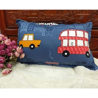 Vỏ gối trẻ em cotton thô lụa 35x50(tặng ruột)