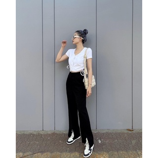 Quần Loe Xẻ Gấu Bigsize