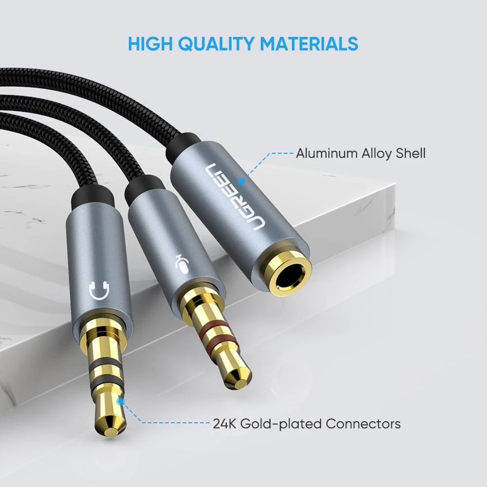 One Đầu Chia Hai Cổng Âm Thanh 3.5mm Cho Điện Thoại Apple Android | BigBuy360 - bigbuy360.vn