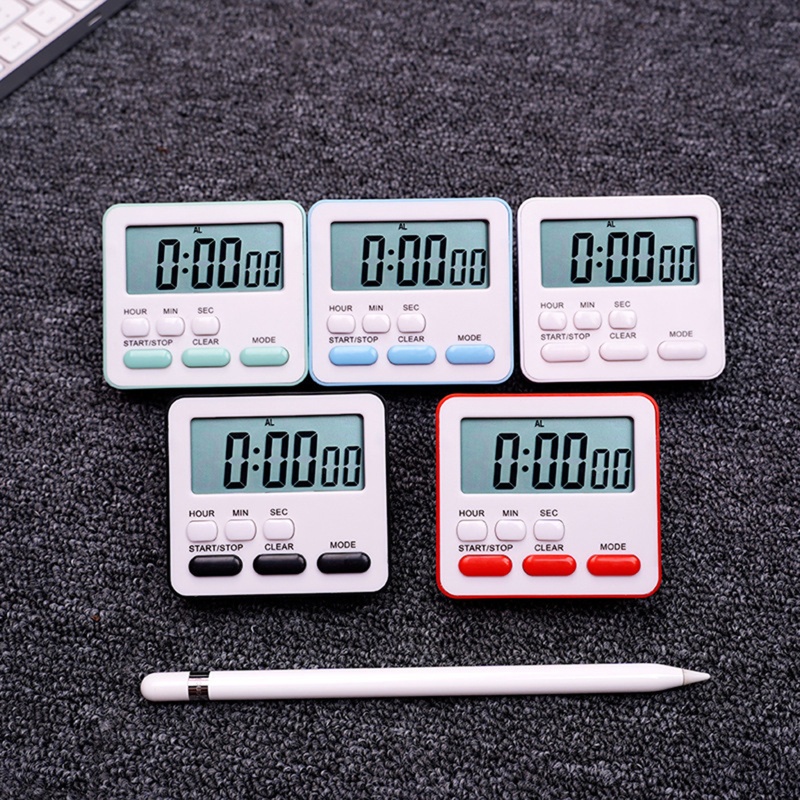 Đồng Hồ Hẹn Giờ Nấu Ăn Màn Hình LCD Cỡ Lớn Tiện Dụng Cho Nhà Bếp