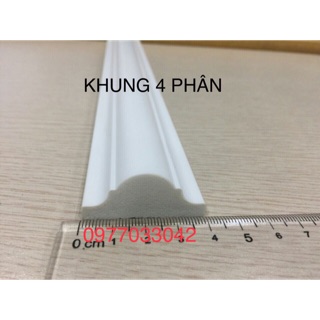 Phào chỉ trang trí khung tường bảng 4cm nhựa ps Hàn Quốc