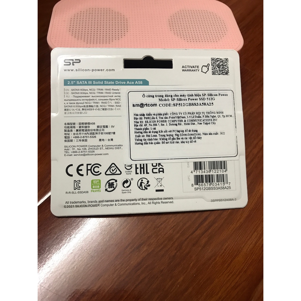 Ổ cứng SSD Silicon Power A55/A56/A58 Sata III 2.5" dùng cho Laptop và PC - Chính Hãng NEW Full Box - Bảo hành 3 năm