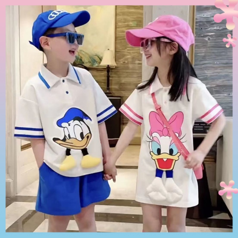 Áo Thun POLO Ngắn Tay Phong Cách Hàn Quốc Mới Dành Cho Bé Trai Và Bé Gái