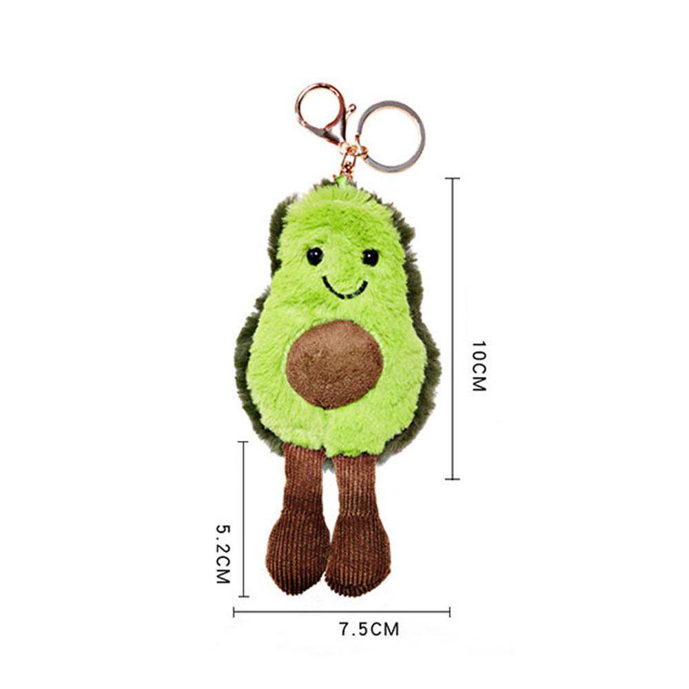 Móc Khóa Hình Quả Bơ Nhồi Bông 13cm Dễ Thương