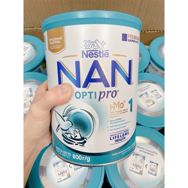 SỮA NAN NGA OPTIPRO HMO mẫu mới đủ số 800gr Số 1, 2, 3, 4