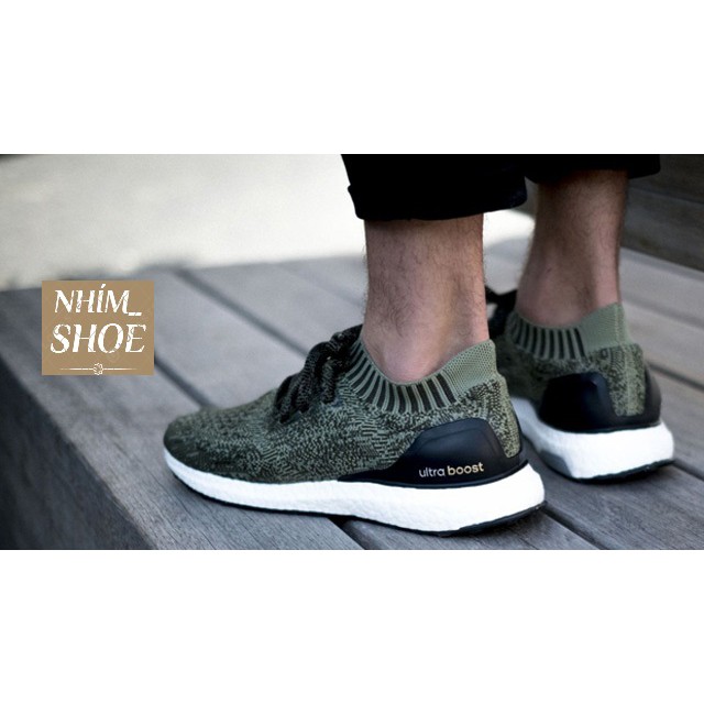 Giày Thể Thao ULTRA BOOST 3.0 Dark Green Màu Xanh Rêu (Hàng có sẵn)