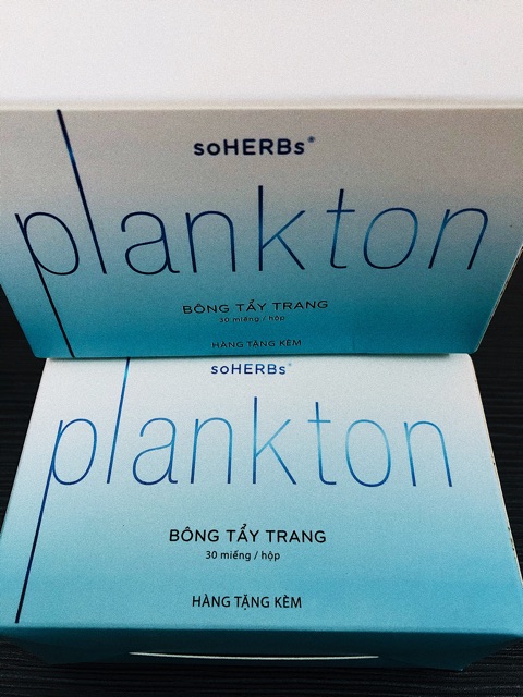Bông tẩy trang Plankton Soherbs