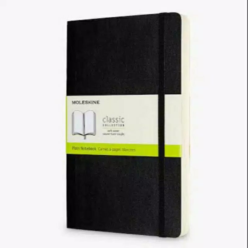 Moleskine Sổ Tay Bìa Cứng Màu Đen Cỡ Lớn Ốp