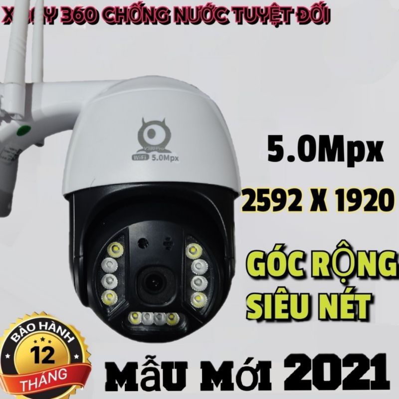 CAMERA V380 Pro NGOÀI TRỜI 5.0 ( C15 LOẠI MỚI ) - bản mới 2022 XOAY 360 - NGOÀI Trời BẢO HÀNH 12 THÁNG