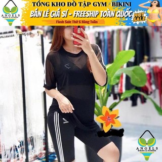 Aó lưới tập gym, yoga , freesize a039