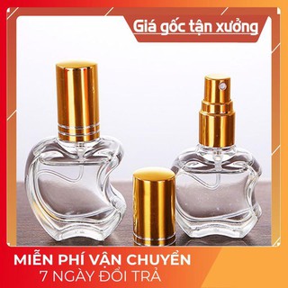 [HCM]Vỏ Chai Lọ Chiết Nước Hoa Hình Táo Thủy Tinh 10Ml - Chai Lọ Chiết Nước Hoa / Lọ Đựng Dầu Thơm