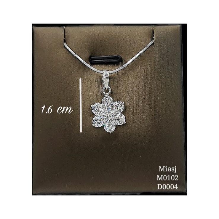 Mặt dây chuyền nữ Bạc Ý S925 cao cấp miễn phí xi kim M6| Mi.A Trang sức bạc