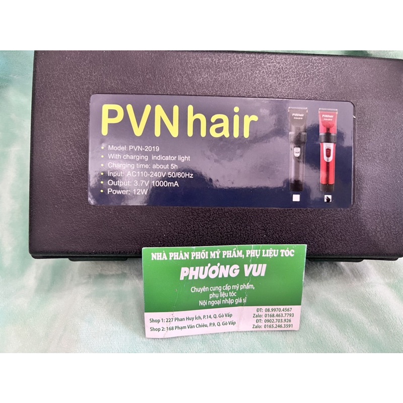 tông đơ ,máy  cắt tóc  PVN hair sạc pin  đa năng(2cục pin tặng kèm luọc cắt )  máy chạy mạnh siêu bén rất tiện lợi