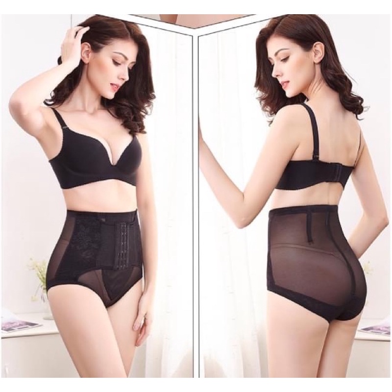 Quần gen Bụng cài Nâng Mông , Gen nịt bụng Lưới Rất thoáng