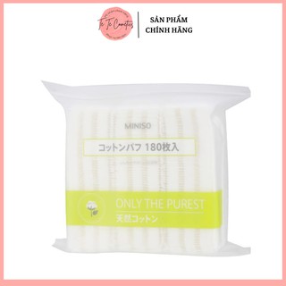Bông Tẩy Trang Miniso Only The Purest 180 Miếng