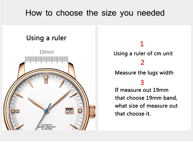 Dây Da Khóa Kim Loại Cho Đồng Hồ Đeo Tay 22mm 24mm 26mm