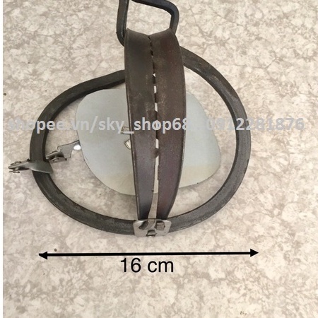 [mua 10 tặng 1]10 cạm bẫy thú 16cm , tặng kèm nẫy và bàn đạp