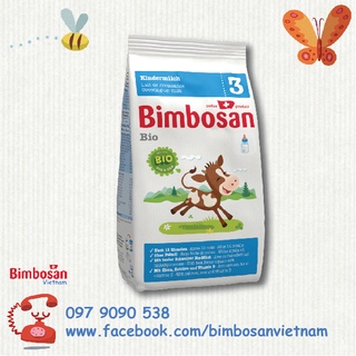 Bimbosan số 3 hữu cơ sữa công thức túi 400g