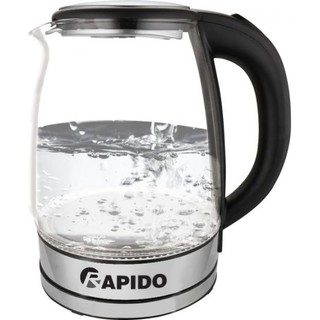 Ấm siêu tốc thủy tinh Rapido RK1818