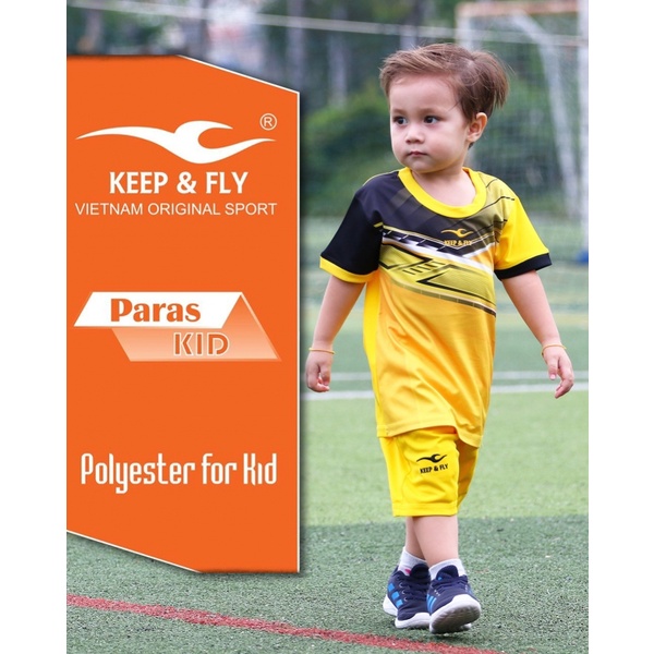 Bộ Quần Áo Bóng Đá Trẻ Em Keep &amp; Fly Picco Thun Lạnh Cao Cấp - Vicpsport